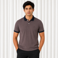 Drop Needle Polo Shirt - Chocolate