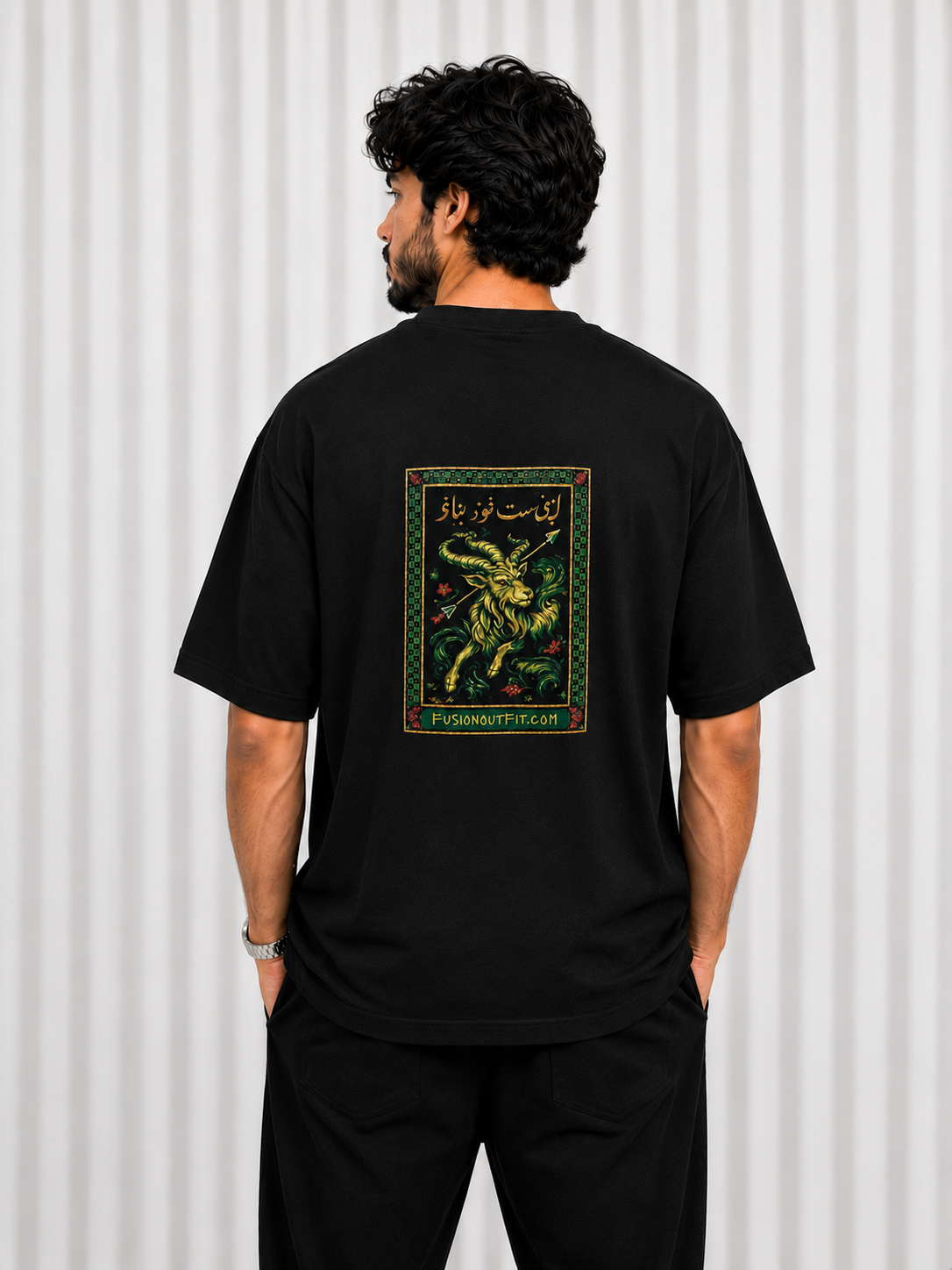 Oversized Tee Shirt - Black