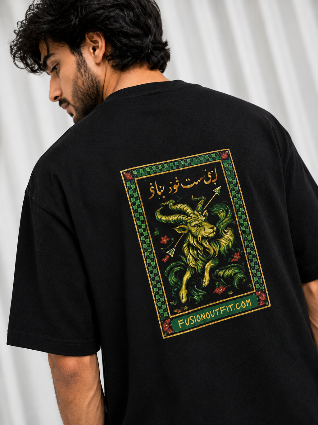 Oversized Tee Shirt - Black