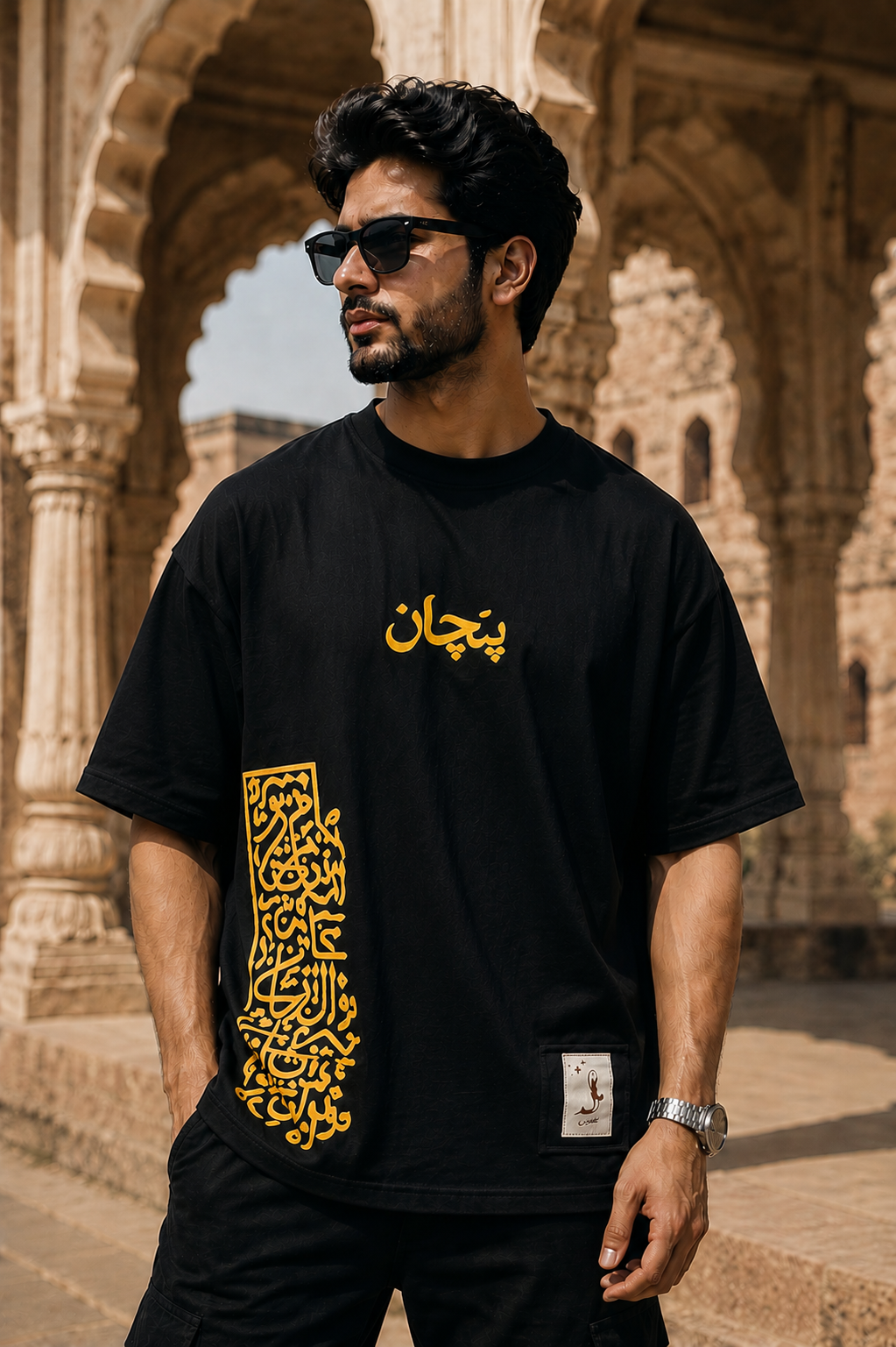 Oversized Tee Shirt - Black