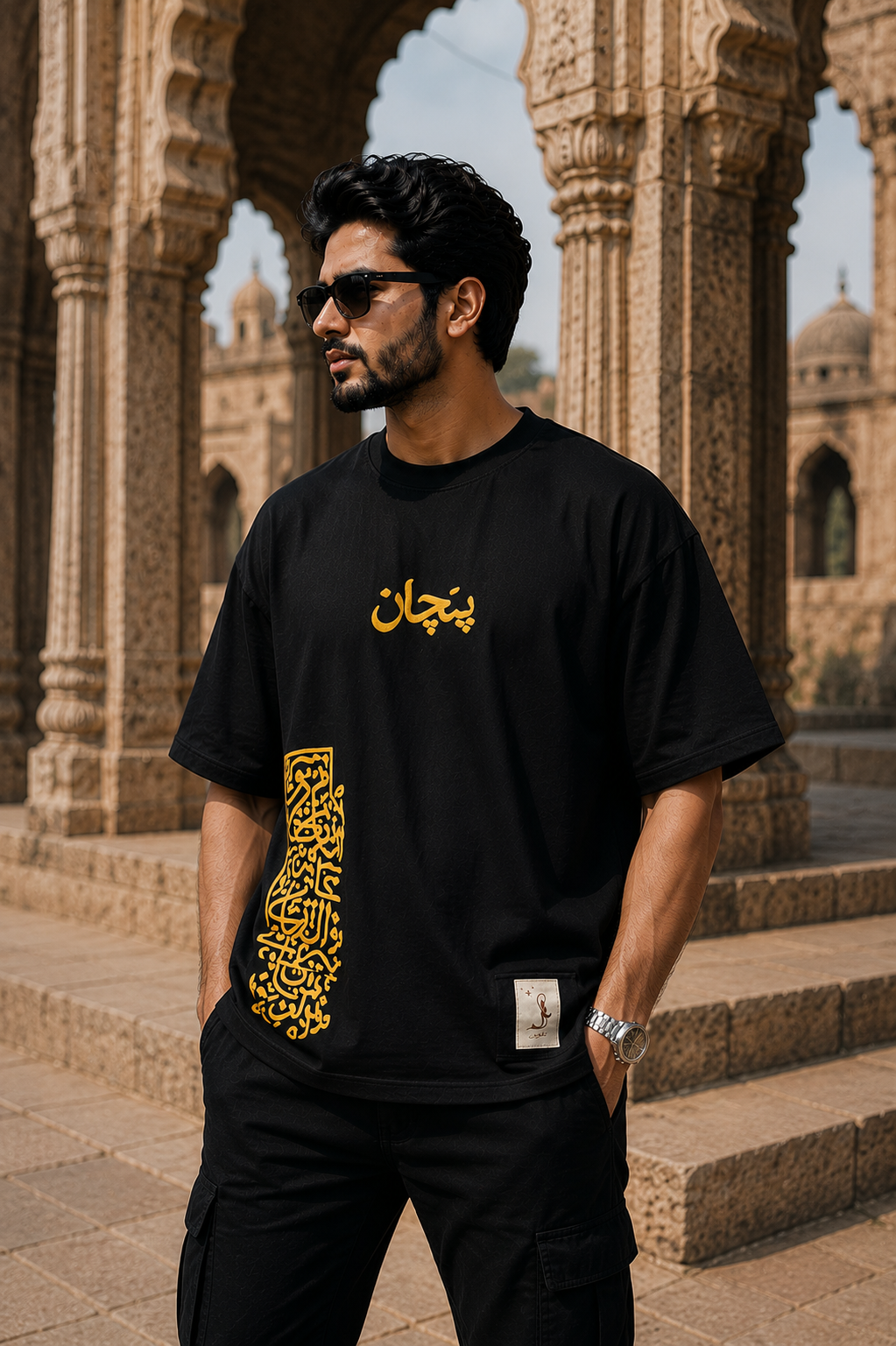 Oversized Tee Shirt - Black